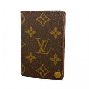 Louis Vuitton Monogram Porte Carte Credit Pression Card Case M60937 Brown  Men's
